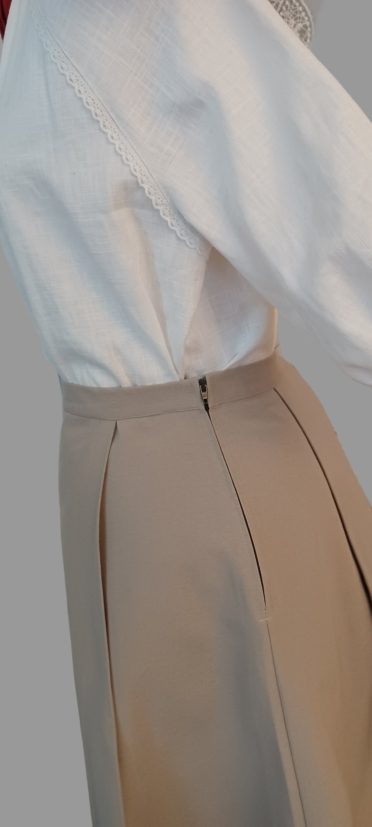 "Sonnenhut" Damenrock beige