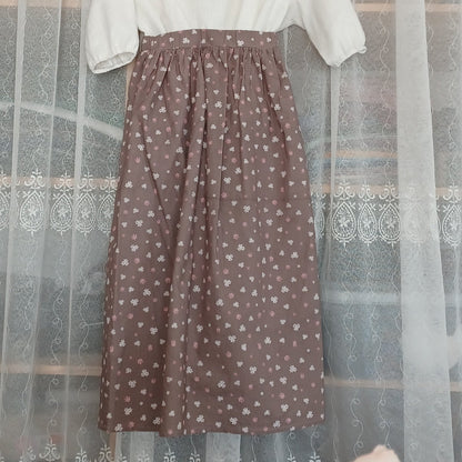 "Vergissmeinnicht" Kinderrock braun Gr. 134/140