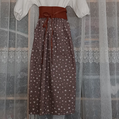 "Vergissmeinnicht" Kinderrock braun Gr. 134/140