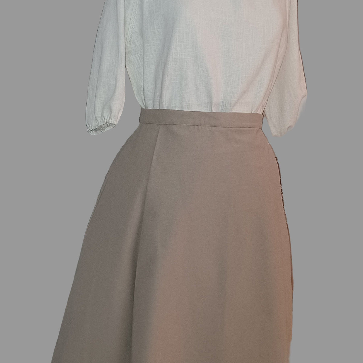 "Sonnenhut" Damenrock beige